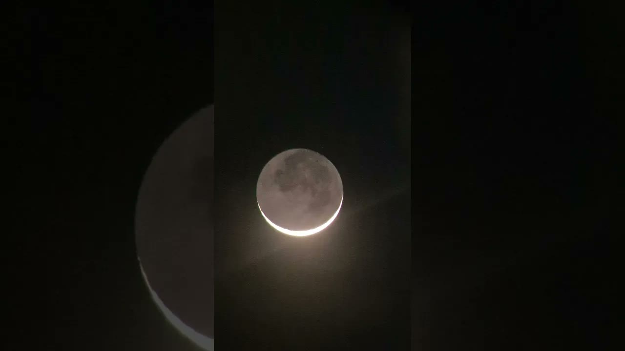 Moon 4 % and Venus