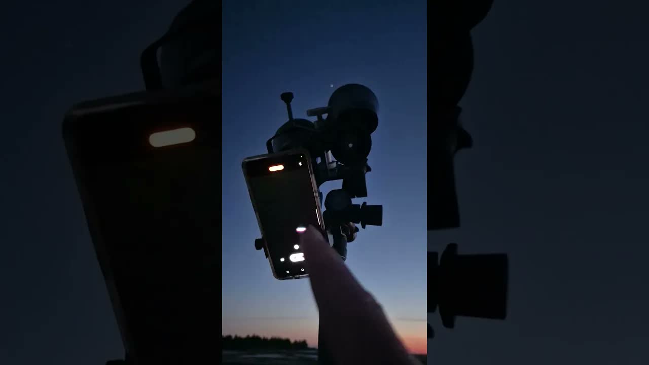binoculars cell set up