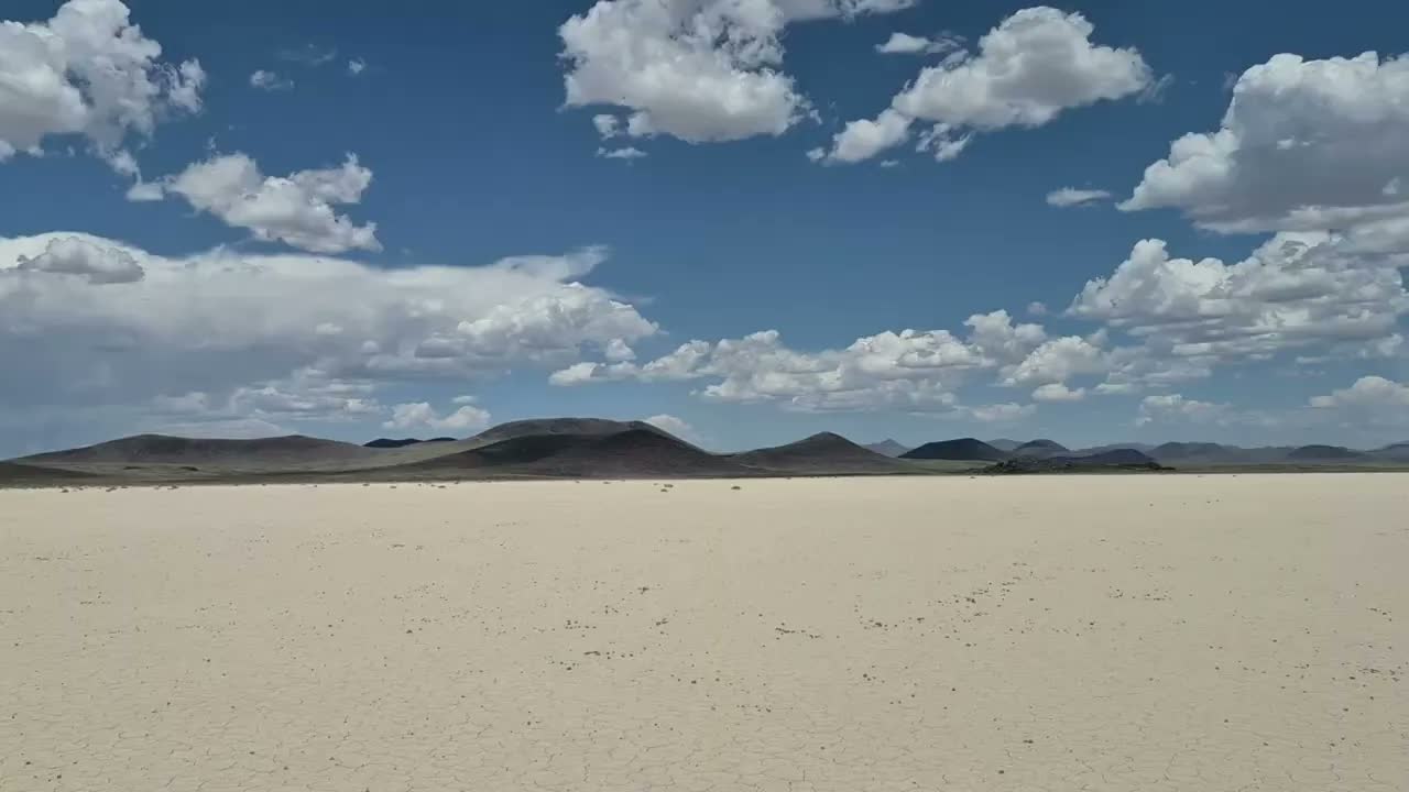 Lunar lake dry lake bed