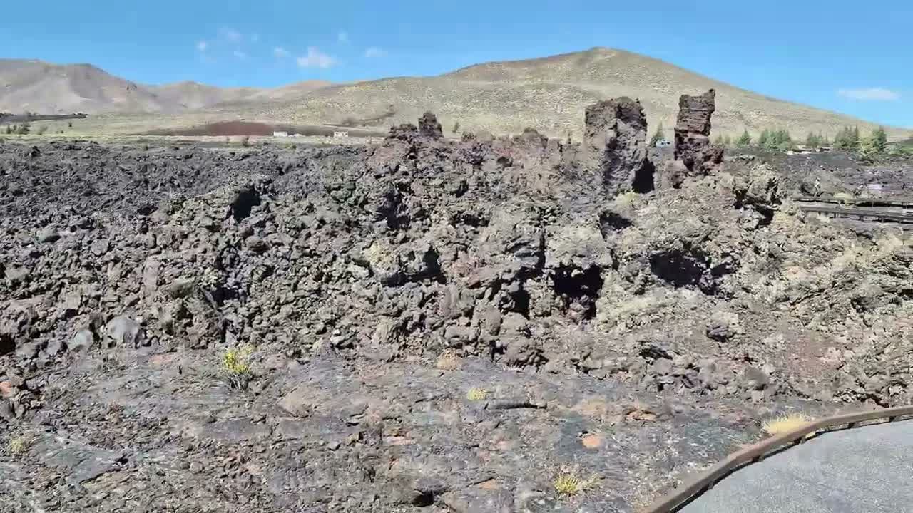 Creators of the moon national park lava