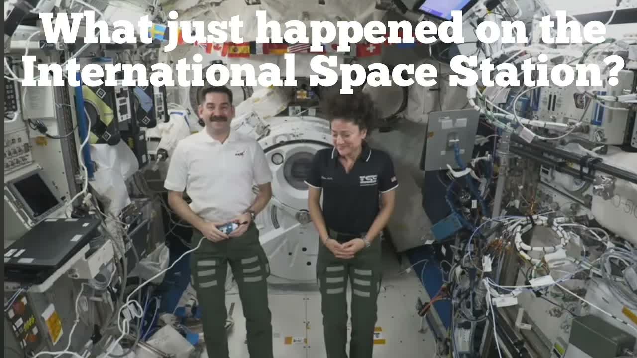 What just happened on the International Space Station?