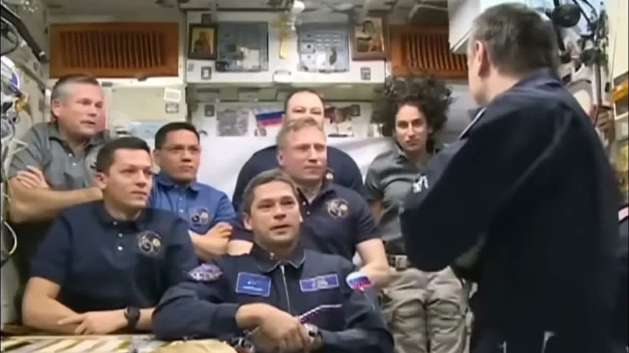 Russian Astronaut Exposes The International Space Station Live.
