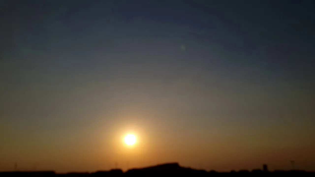 Flat earth sunrise timelapes