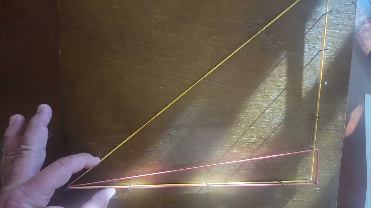 Angles to the bottom are always narrower than to the top