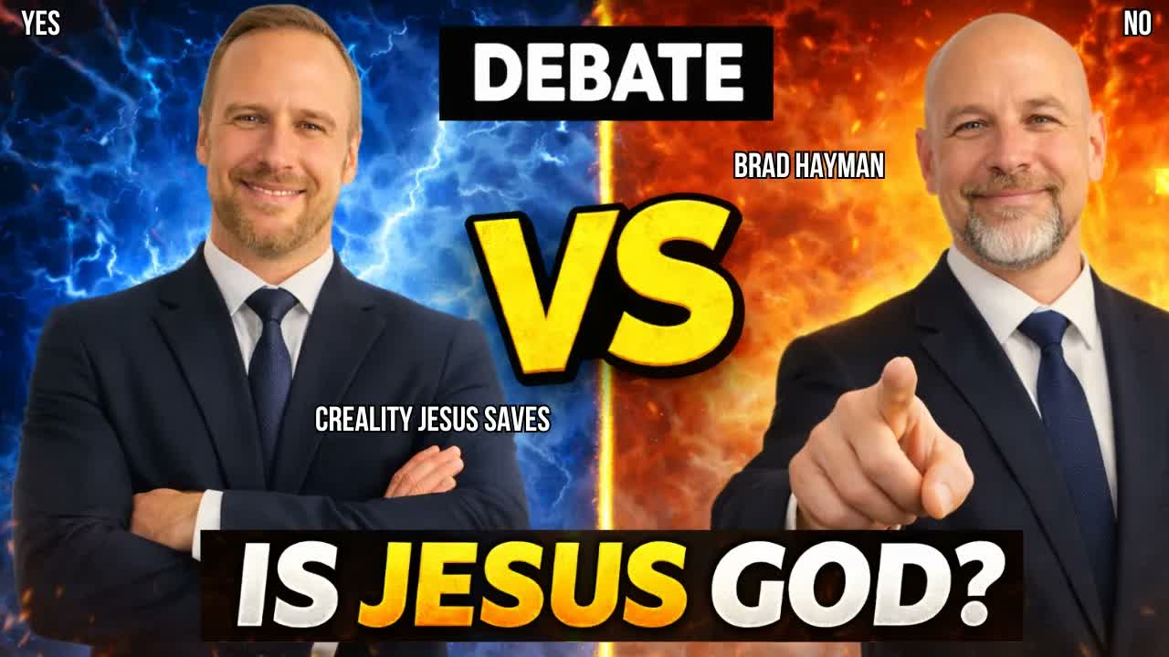 Jesus is God? Creality Jesus Saves Vs Brad Hayman