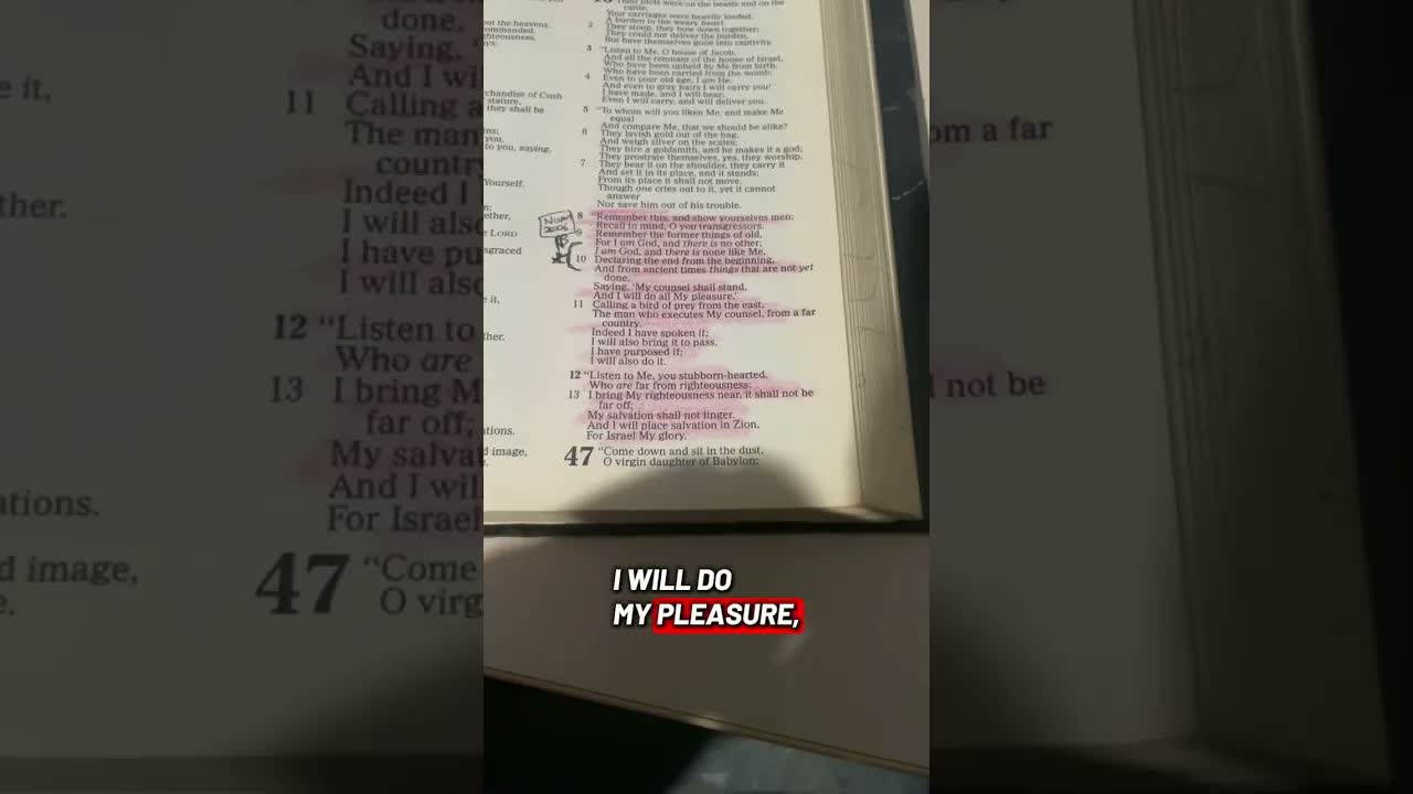 Isaiah 46 Jesus is God? #uniterianism #trinity #crealityjesussaves #jesus #god
