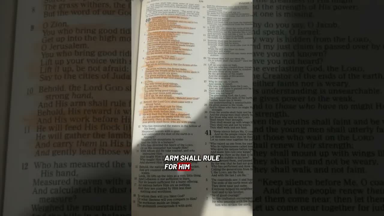 Isaiah 40 demolishes uniterianism! #trinity #unitarianism #crealityjesussaves #god
