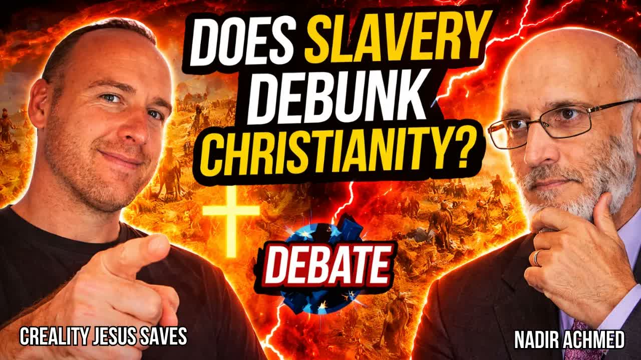 Nadir Achmed Vs Creality Jesus Saves debate Does slavery debunk christianity? AfterShow