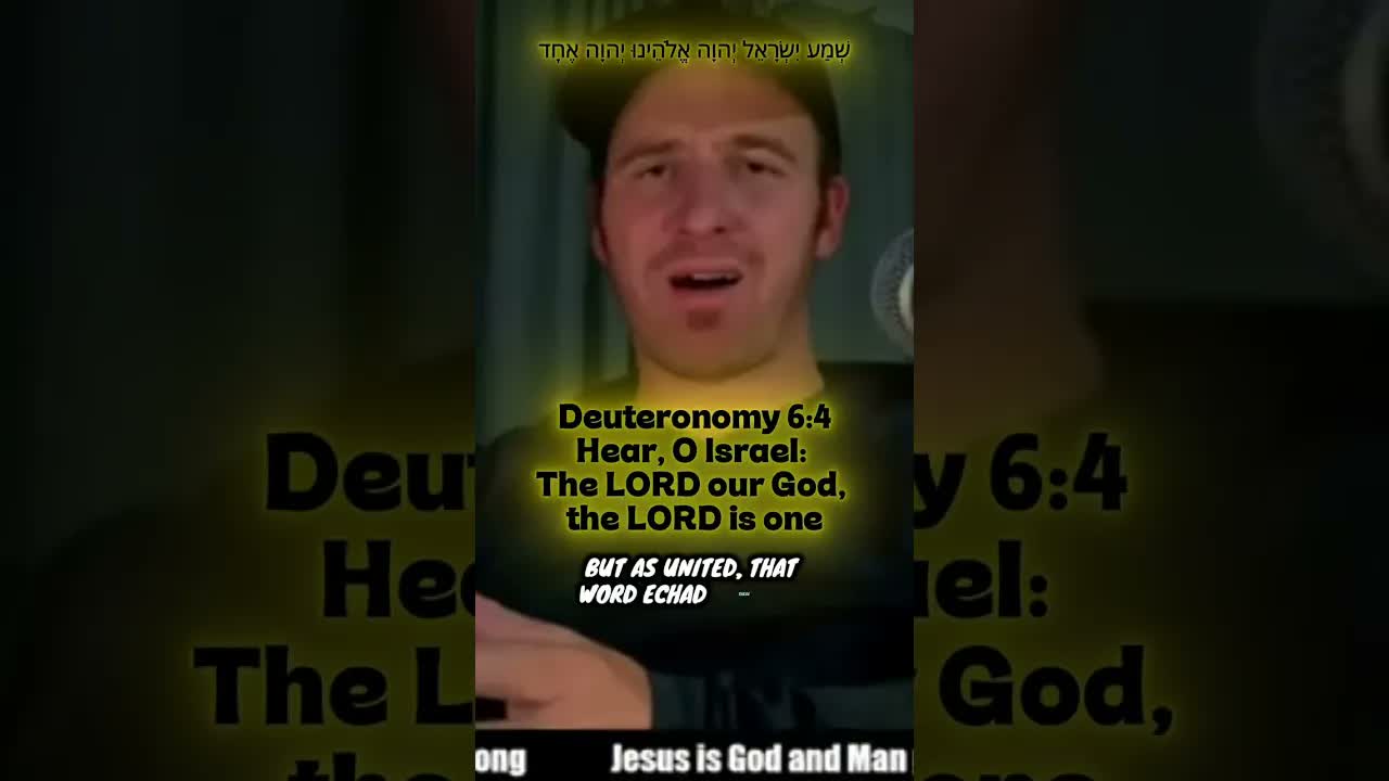 Shema shows the trinity. Duet 6:4 #trinity #god #shema #scripture #crealityjesussaves