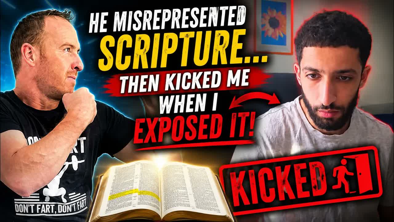 He Misrepresented Scripture… Then Kicked Me When I Exposed It