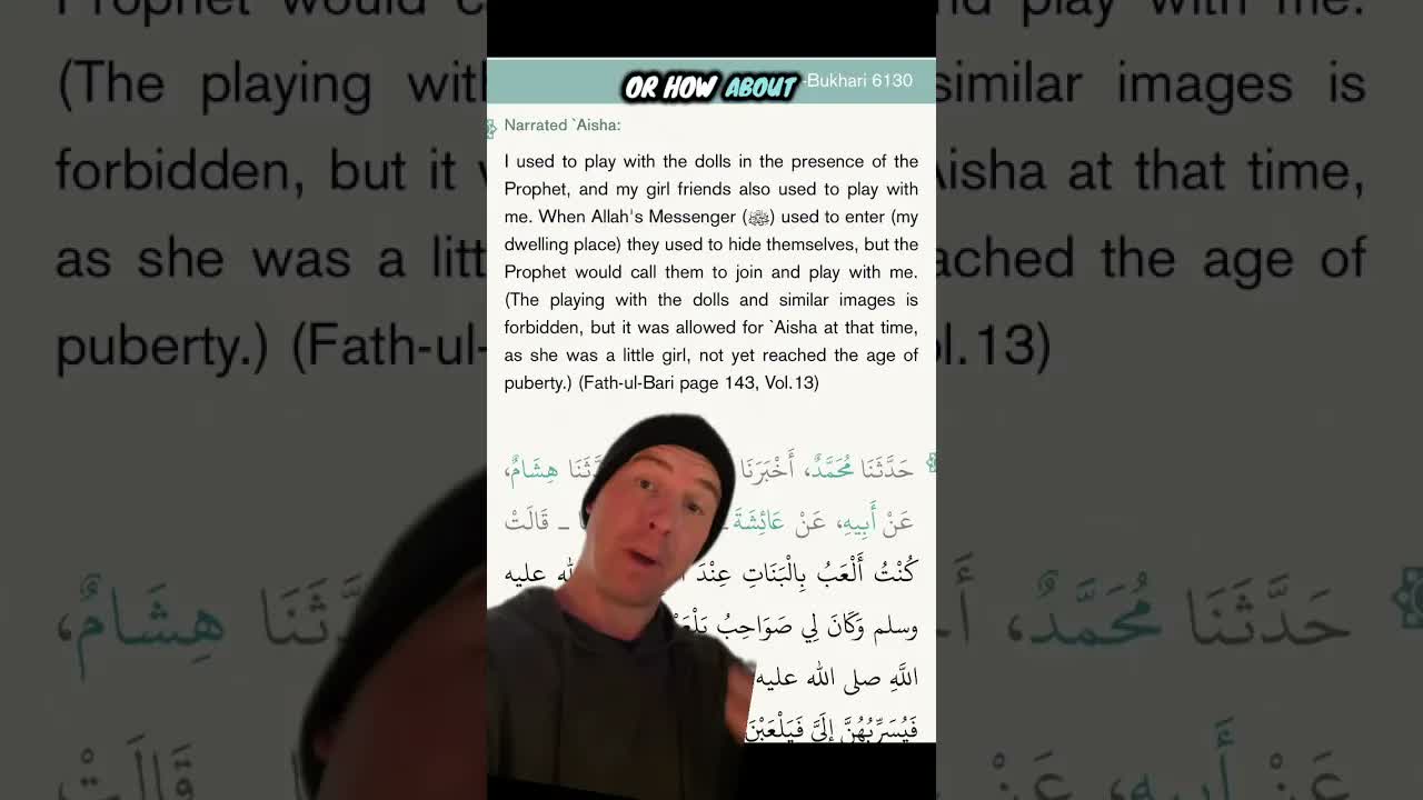 Muslim lies about his religion again! #islam #islamicdilemma #aisha #marraige #crealityjesussaves