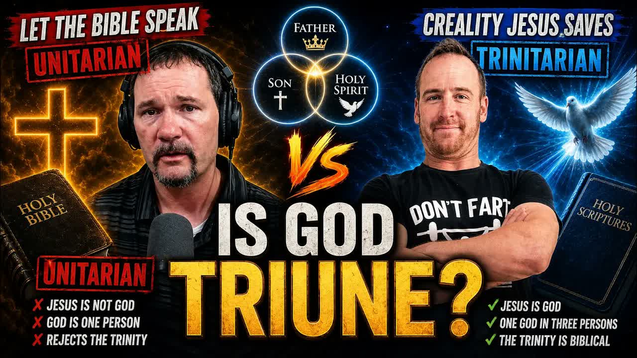 Is God Triune? | LIVE Debate | Let the Bible Speak vs Creality Jesus Saves