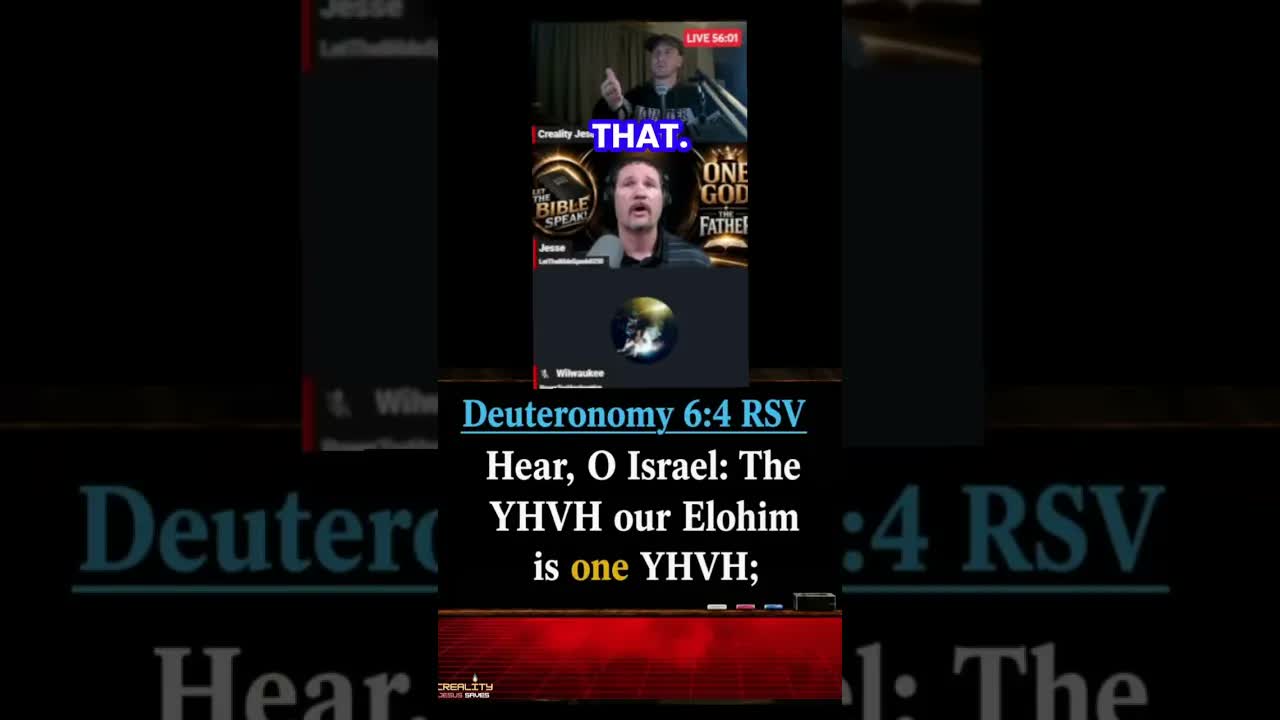 Uniterian changes scripture! #shema #echad #trinity #uniterian #crealityjesussaves @God's Friend