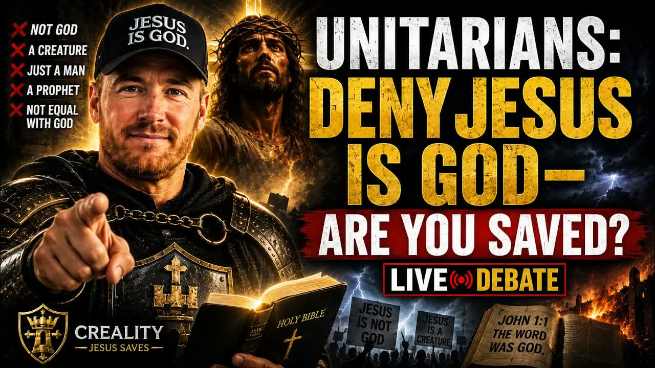 UNITARIANS: DENY JESUS IS GOD — ARE YOU SAVED? | LIVE DEBATE
