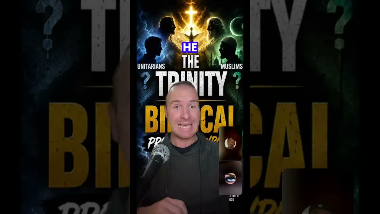 Uniterian can’t accept Jesus as a He! #uniterian #trinity #jesusisgod #crealityjesussaves